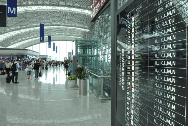 青岛标识设计公司机场高端导视标识完工效果赞